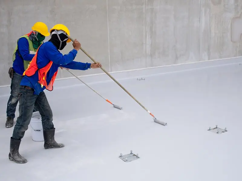 City Roofing crew on a roof